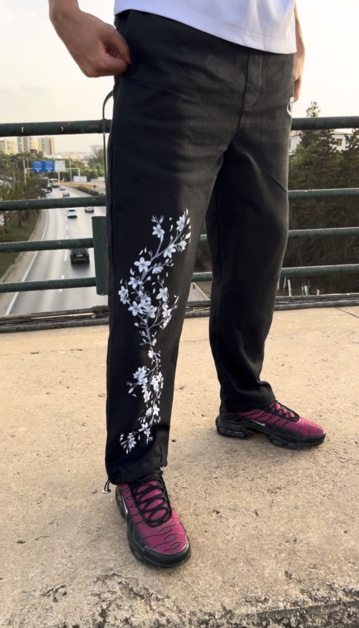 joggers flower